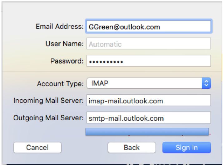 outlook for mac auto address fill stuck
